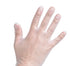 10/100Ct (1000/Cs) Sysco Reliance Vinyl Powder-Free Medium Food Service Gloves M