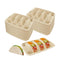 100x Disposable Taco Holders for Party, Premium Paper Taco Plates (Pack Of 100)