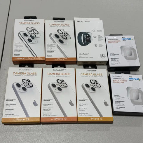 100x Wholesale Lot Mixed Samsung Android Apple iPhone Cases & Screen Protectors Box - Lot 100 CS 103 PS