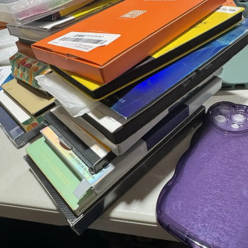 100x Wholesale Lot Mixed Samsung Android Apple iPhone Cases & Screen Protectors Box - Lot 100 CS 103 PS