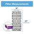 2 pk Filtrete 16x25x4 Ultra Allergen Healthy Living Air Filters 1550 MPR 25x16x4