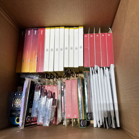 200+ Wholesale Lot Mix Assorted Android Apple iPhone Cases & Screen Protectors - Lot 200 CS 9 PS