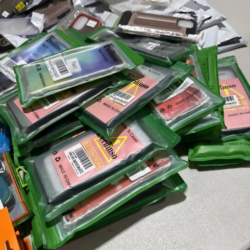200+ Wholesale Lot Mix Assorted Android Apple iPhone Cases & Screen Protectors - Lot 200 CS 9 PS