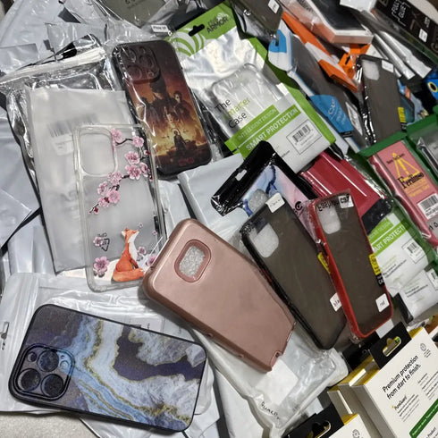 200+ Wholesale Lot Mix Assorted Android Apple iPhone Cases & Screen Protectors - Lot 200 CS 10 PS