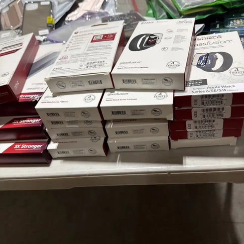 200+ Wholesale Lot Mix Assorted Android Apple iPhone Cases & Screen Protectors - Lot 200 CS 9 PS