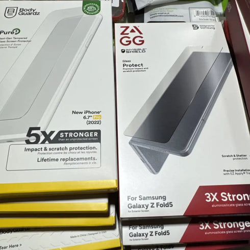 200+ Wholesale Lot Mix Assorted Android Apple iPhone Cases & Screen Protectors - Lot 200 CS 10 PS