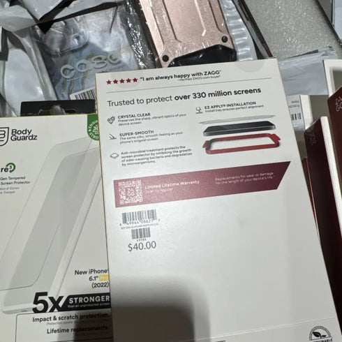 200x Wholesale Lot Mix Assorted Android Apple iPhone Cases & Screen Protectors - Lot 200 CS 7 PS