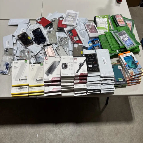 200x Wholesale Lot Mix Assorted Android Apple iPhone Cases & Screen Protectors - Lot 200 CS 7 PS