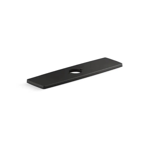 Kohler Riff Three-Hole Kitchen Faucet Escutcheon K-24462-BL - Matte Black