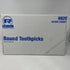 24x800 Royal R820 2.5" Round Wood Toothpicks (19200 Toothpicks/CT) New