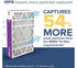2pk 20x25x5 AC Furnace Air Filter, MPR 1550, MERV 12, Fit Trion Air Bear Furnace
