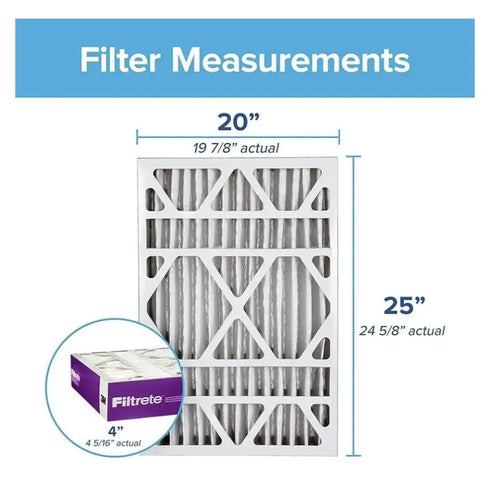 2Pk 3M Filtrete 1550 Ultra Allergen Healthy Living Pleat Filter 20X25X4 Open Box