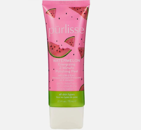 2pk Purlisse Watermelon Energizing 2 Minute Polishing Peel 2.5 fl oz Sealed NEW