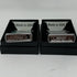 2x Genuine Zippo Windproof Lighter, Polished Chrome US Made Statue Of Liberty