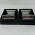2x Genuine Zippo Windproof Lighter, Polished Chrome US Made Statue Of Liberty