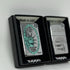 2x Genuine Zippo Windproof Lighter, Polished Chrome US Made Statue Of Liberty