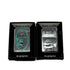 2x Genuine Zippo Windproof Lighter, Polished Chrome US Made Statue Of Liberty