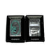 2x Genuine Zippo Windproof Lighter, Polished Chrome US Made Statue Of Liberty