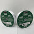 2x Kirkland Wire-Edged White Ribbon 1.5" x 50 yds - Christmas Wreath Bows