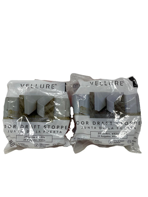 2x Vellure Door Draft Stopper - Premium Door Sweep for Bottom of Door