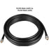 36ft Male PL259 to Male PL259 Extension Cable, Low Loss S-MR400 Coax UHF M/M