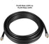 36ft Male PL259 to Male PL259 Extension Cable, Low Loss S-MR400 Coax UHF M/M