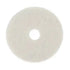 3M 08476 Super Polish Floor Pad 4100, 12-Inch Diameter, White, 5/Carton