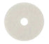 3M 08476 Super Polish Floor Pad 4100, 12-Inch Diameter, White, 5/Carton