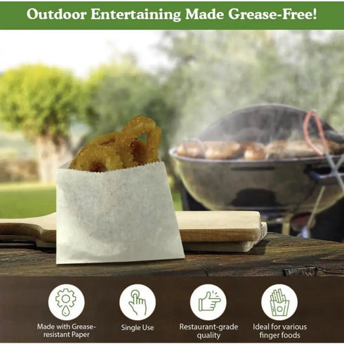 400x Foil Insulated Bags Hot Dog Hamburger Fries To-Go Food Wrap 4 Packs of 100