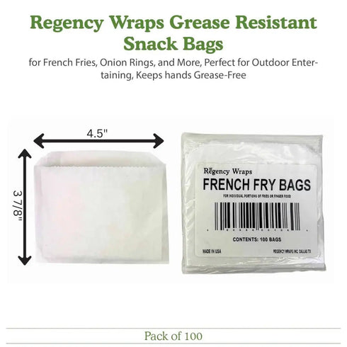 400x Foil Insulated Bags Hot Dog Hamburger Fries To-Go Food Wrap 4 Packs of 100