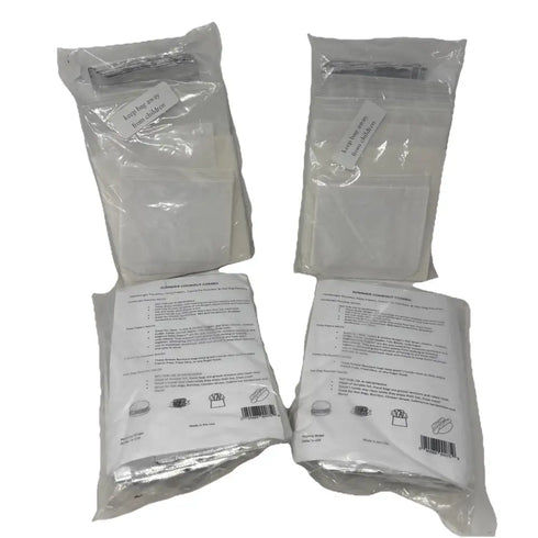 400x Foil Insulated Bags Hot Dog Hamburger Fries To-Go Food Wrap 4 Packs of 100