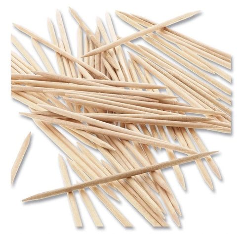 4x 800 Royal R820 2.5" Round Wood Toothpicks (3200 Toothpicks/CT) New