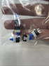 5Pcs 6 Pin Square 8mmx8mmx14mm Self-Locking DPDT Mini Push Button Switch