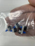5Pcs 6 Pin Square 8mmx8mmx14mm Self-Locking DPDT Mini Push Button Switch