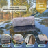 6 Pack Gray Edgeless Microfiber Towels 16”x16” Coral Velvet 550 GSM Super Soft
