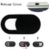 6 Pack Privacy Webcam Cover Web Camera Blocker Computer 0.03in Ultra-Thin Black