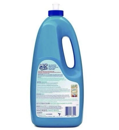 6x Professional Mop & Glo Floor Cleaner, Fresh Citrus, 64oz Bottle
