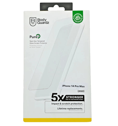 75x BodyGuardz Pure 3 Glass Screen Protector Apple iPhone 14 Pro Max 75 Ct LOT