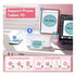 Bluetooth Thermal Label Printer -pink PM-241-BT Wireless Shipping Label Printers