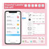Bluetooth Thermal Label Printer -pink PM-241-BT Wireless Shipping Label Printers