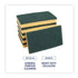 Boardwalk BWK174 Medium-Duty Scrubbing Sponge, Y/G 0.75" Thick, 3.6x6.1 , 20/CT