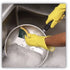 Boardwalk BWK174 Medium-Duty Scrubbing Sponge, Y/G 0.75" Thick, 3.6x6.1 , 20/CT