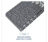 Boardwalk CMGW Commode Mat 2.0, Rubber, 22 7/8 X 22, Gray/white, 6/carton