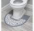 Boardwalk CMGW Commode Mat 2.0, Rubber, 22 7/8 X 22, Gray/white, 6/carton