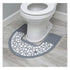 Boardwalk CMGW Commode Mat 2.0, Rubber, 22 7/8 X 22, Gray/white, 6/carton