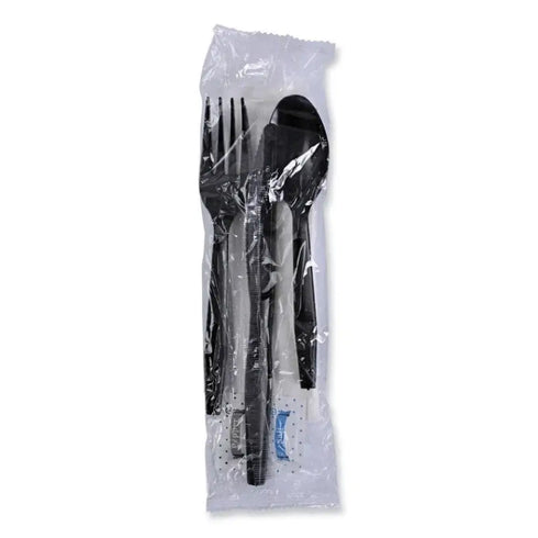 Boardwalk FKTNSMWPSBLA Fork/Knife/Napkin/Pepper/Salt/Spoon Kit (250/CT) New