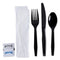 Boardwalk FKTNSMWPSBLA Fork/Knife/Napkin/Pepper/Salt/Spoon Kit (250/CT) New