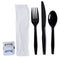 Boardwalk FKTNSMWPSBLA Fork/Knife/Napkin/Pepper/Salt/Spoon Kit (250/CT) New