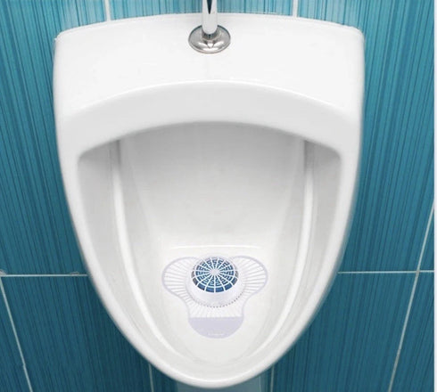 Boardwalk SANI Urinal Screen NUS Green Apple w/ Non-Para Cleaner Block (12/Box)
