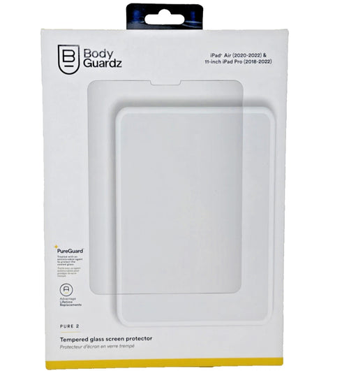 BodyGuardz Pure 2 Tempered Glass Screen Protector -iPad pro (2020-2022) 11-inch